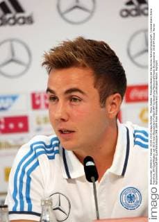 Mario Goetze - Pressekonferenz der Deutschen Nationalmannschaft, Commerzbank Arena Frankfurt, EM-Qualifikation