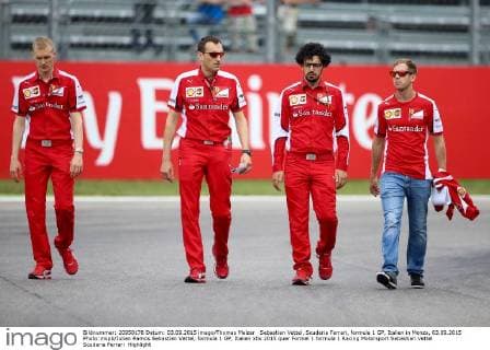 Sebastian Vettel, Scuderia Ferrari, formula 1 GP, Italien in Monza, 03.09.2015 Photo:mspb Julien Ramos Sebastian Vettel, formula 1 GP, Italien