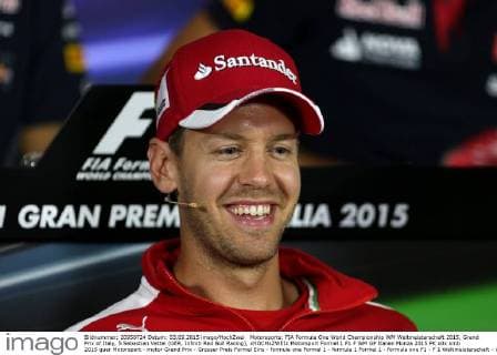 Motorsports: FIA Formula One World Championship WM Weltmeisterschaft 2015, Grand Prix of Italy, 5 Sebastian Vettel (GER, Infiniti Red Bull Racing), xHOCHxZWEIx