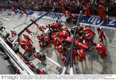 Motorsports: FIA Formula One World Championship WM Weltmeisterschaft 2015, Grand Prix of Italy, 5 Sebastian Vettel (GER, Infiniti Red Bull Racing), xHOCHxZWEIx