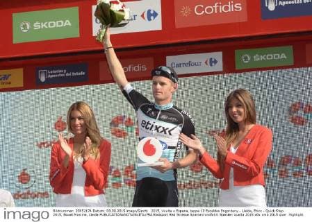 2015, Vuelta a Espana, tappa 12 Escaldes Engordany - Lleida, Etixx - Quick Step 2015, Bouet Maxime, Lleida 