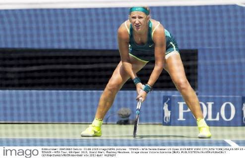 TENNIS - WTA Tennis Damen US Open 2015 NEW YORK CITY,NEW YORK,USA,03.SEP.15 - TENNIS - WTA Tour, US Open 2015, Grand Slam, Flushing Meadows. Image shows Victoria Azarenka (BLR). GEPAxpictures xMatthiasxHauer