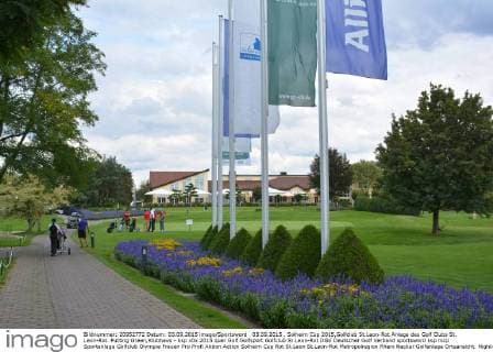 03.09.2015 , Solheim Cup 2015,Golfclub St.Leon-Rot Anlage des Golf Clubs St. Leon-Rot. Putting Green,Klubhaus - ksp
