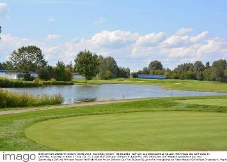 03.09.2015 , Solheim Cup 2015,Golfclub St.Leon-Rot Anlage des Golf Clubs St. Leon-Rot. Abschlag an Bahn 1 - ksp