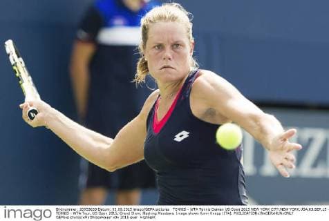 TENNIS - WTA Tennis Damen US Open 2015 NEW YORK CITY,NEW YORK,USA,03.SEP.15 - TENNIS - WTA Tour, US Open 2015, Grand Slam, Flushing Meadows. Image shows Karin Knapp (ITA). GEPAxpictures xMatthiasxHauer