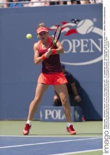 03 September 2015: Simona Halep (ROU) in action here, defeats Kateryna Bonderenko (UKR) 63, 64 during their second round of the 2015 US Open in Flushing Meadows, NY. TENNIS: SEP 03 US Open Icon1509033772015 EDITORIAL USE ONLY