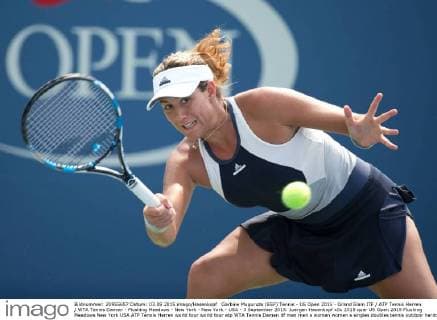 Garbine Muguruza (ESP) Tennis - US Open 2015 - Grand Slam ITF ATP Tennis Herren WTA Tennis Damen - Flushing Meadows - New York - New York - USA - 3 September 2015. Juergen Hasenkopf