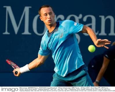 Philipp Kohlschreiber (GER) Tennis - US Open 2015 - Grand Slam ITF ATP Tennis Herren WTA Tennis Damen - Flushing Meadows - New York - New York - USA - 3 September 2015. Juergen Hasenkopf