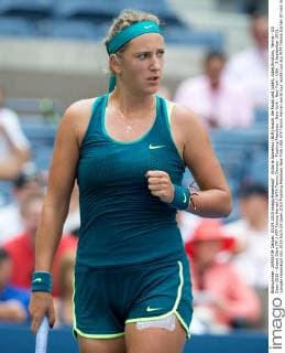 Victoria Azarenka (BLR) macht die Faust und jubelt, Jubel,Emotion, Tennis - US Open 2015 - Grand Slam ITF ATP Tennis Herren WTA Tennis Damen - Flushing Meadows - New York - New York - USA - 3 September 2015. Juergen Hasenkopf