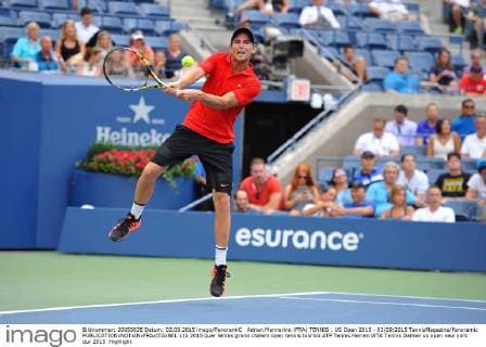 Adrian Mannarino (FRA) TENNIS : US Open 2015 - 03 09 2015 TennisMagazine Panoramic 