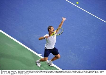 Richard Gasquet (FRA) TENNIS : US Open 2015 - 03 09 2015 TennisMagazine Panoramic 