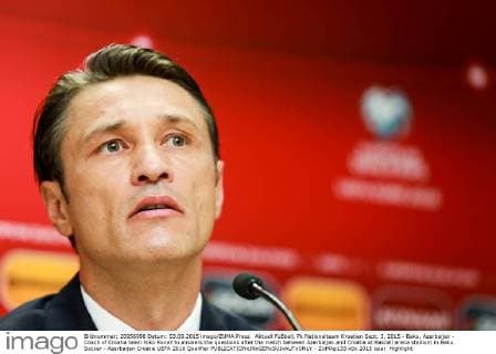 Aktuell Fußball, Pk Nationalteam Kroatien Sept. 3, 2015 - Baku, Azerbaijan - Coach of Croatia team Niko Kova? to answers the questions after the match between Azerbaijan and Croatia at Bakcell arena stadium in Baku. Soccer - Azerbaijan Croatia UEFA 2016 Qualifier - ZUMAp133