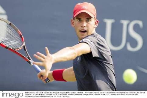 TENNIS - ATP Tennis Herren US Open 2015 NEW YORK CITY,NEW YORK,USA,03.SEP.15 - TENNIS - ATP World Tour, US Open 2015, Grand Slam, Flushing Meadows. Image shows Dominic Thiem (AUT). GEPAxpictures xMatthiasxHauer