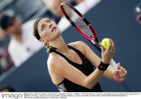 TENNIS - WTA Tennis Damen US Open 2015 NEW YORK CITY,NEW YORK,USA,03.SEP.15 - TENNIS - WTA Tour, US Open 2015, Grand Slam, Flushing Meadows. Image shows Petra Kvitova (CZE). GEPAxpictures xMatthiasxHauer
