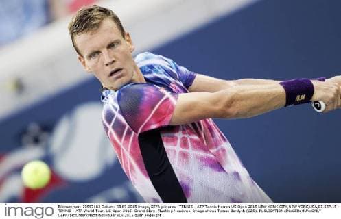 TENNIS - ATP Tennis Herren US Open 2015 NEW YORK CITY,NEW YORK,USA,03.SEP.15 - TENNIS - ATP World Tour, US Open 2015, Grand Slam, Flushing Meadows. Image shows Tomas Berdych (CZE). GEPAxpictures xMatthiasxHauer