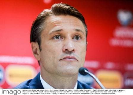 Sept. 3, 2015 - Baku, Azerbaijan - Coach of Croatia team Niko Kovac to answers the questions after the match between Azerbaijan and Croatia at Bakcell arena stadium in Baku. Azerbaijan Croatia UEFA 2016 qualifier match - ZUMAp133
