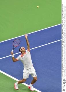 Roger Federer (SUI), SEPTEMBER 3, 2015 - Tennis : Roger Federer of Switzerland in action during the US Open Men s Singles second round match at the USTA Billie Jean King National Tennis Center in New York, United States. NoxThirdxPartyxSales  (xpta002464)