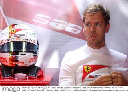 Motorsports: FIA Formula One World Championship WM Weltmeisterschaft 2015, Grand Prix of Italy, 5 Sebastian Vettel (GER, Scuderia Ferrari), xHOCHxZWEIx