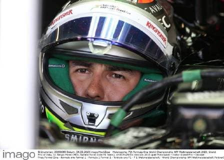 Motorsports: FIA Formula One World Championship WM Weltmeisterschaft 2015, Grand Prix of Italy, 11 Sergio Perez (MEX, Sahara Force India F1 Team), xHOCHxZWEIx