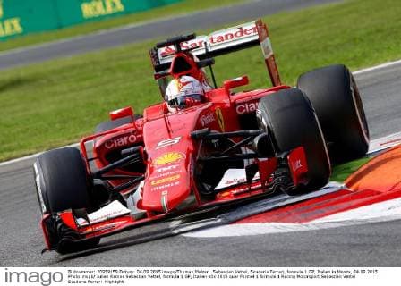 Sebastian Vettel, Scuderia Ferrari, formula 1 GP, Italien in Monza, 04.09.2015 Photo:mspb Julien Ramos Sebastian Vettel, formula 1 GP, Italien