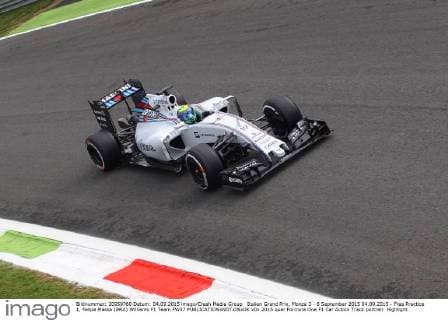 Italian Grand Prix, Monza 3 - 6 September 2015 04.09.2015 - Free Practice 1, Felipe Massa (BRA) Williams F1 Team FW37 