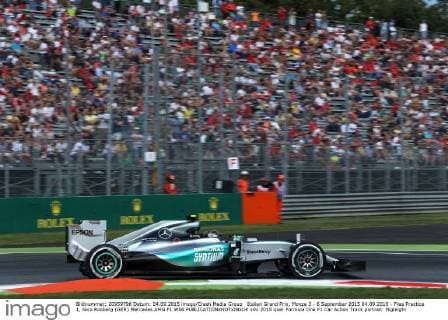 Italian Grand Prix, Monza 3 - 6 September 2015 04.09.2015 - Free Practice 1, Nico Rosberg (GER) Mercedes AMG F1 W06 