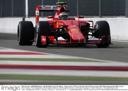 Motorsports: FIA Formula One World Championship WM Weltmeisterschaft 2015, Grand Prix of Italy, 7 Kimi Raikkonen (FIN, Scuderia Ferrari), xHOCHxZWEIx