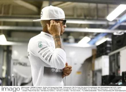 Motorsports: FIA Formula One World Championship WM Weltmeisterschaft 2015, Grand Prix of Italy, 44 Lewis Hamilton (GBR, Mercedes AMG Petronas Formula One Team), xHOCHxZWEIx