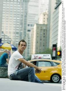 TENNIS - ATP Tennis Herren US Open 2015 NEW YORK CITY,NEW YORK,USA,04.SEP.15 - TENNIS - ATP World Tour, US Open 2015, Grand Slam, Flushing Meadows, photo shooting with Andreas Haider-Maurer. Image shows Andreas Haider-Maurer (AUT). GEPAxpictures xMatthiasxHauer