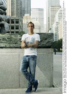 TENNIS - ATP Tennis Herren US Open 2015 NEW YORK CITY,NEW YORK,USA,04.SEP.15 - TENNIS - ATP World Tour, US Open 2015, Grand Slam, Flushing Meadows, photo shooting with Andreas Haider-Maurer. Image shows Andreas Haider-Maurer (AUT). GEPAxpictures xMatthiasxHauer