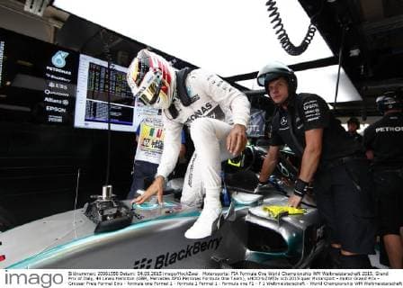 Motorsports: FIA Formula One World Championship WM Weltmeisterschaft 2015, Grand Prix of Italy, 44 Lewis Hamilton (GBR, Mercedes AMG Petronas Formula One Team), xHOCHxZWEIx