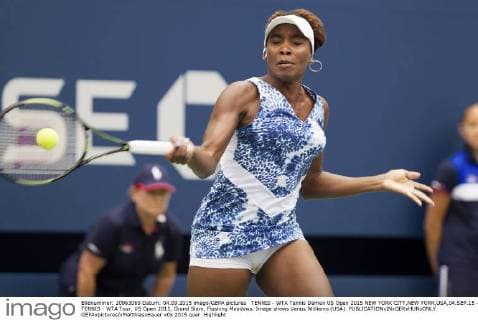 TENNIS - WTA Tennis Damen US Open 2015 NEW YORK CITY,NEW YORK,USA,04.SEP.15 - TENNIS - WTA Tour, US Open 2015, Grand Slam, Flushing Meadows. Image shows Venus Williams (USA). GEPAxpictures xMatthiasxHauer