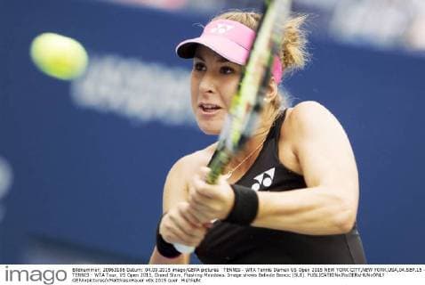 TENNIS - WTA Tennis Damen US Open 2015 NEW YORK CITY,NEW YORK,USA,04.SEP.15 - TENNIS - WTA Tour, US Open 2015, Grand Slam, Flushing Meadows. Image shows Belinda Bencic (SUI). GEPAxpictures xMatthiasxHauer