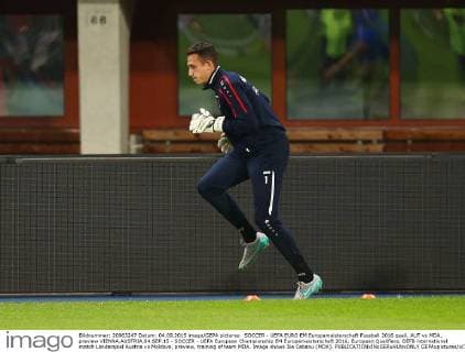 SOCCER - UEFA EURO EM Europameisterschaft Fussball 2016 quali, AUT vs MDA, preview VIENNA,AUSTRIA,04.SEP.15 - SOCCER - UEFA European Championship EM Europameisterschaft 2016, European Qualifiers, OEFB international match Länderspiel Austria vs Moldova, preview, training of team MDA. Image shows Ilie Cebanu (MDA). GEPAxpictures xChristianxOrt