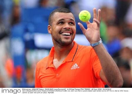 Jo Wilfried Tsonga (FRA) TENNIS : US Open 2015 - 04 09 2015 TennisMagazine Panoramic 
