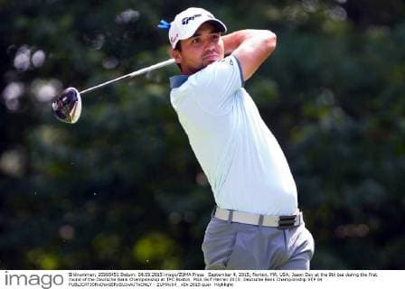 September 4, 2015; Norton, MA, USA; Jason Day at the 9th tee during the first round of the Deutsche Bank Championship at TPC Boston. PGA Golf Herren 2015: Deutsche Bank Championship SEP 04 - ZUMAc04_