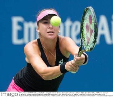 Belinda Bencic (SUI) Tennis - US Open 2015 - Grand Slam ITF ATP Tennis Herren WTA Tennis Damen - Flushing Meadows - New York - New York - USA - 4 September 2015. Juergen Hasenkopf