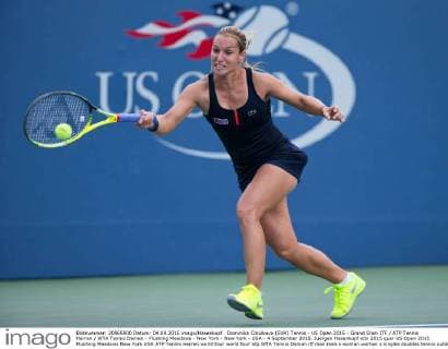 Dominika Cibulkova (SVK) Tennis - US Open 2015 - Grand Slam ITF ATP Tennis Herren WTA Tennis Damen - Flushing Meadows - New York - New York - USA - 4 September 2015. Juergen Hasenkopf