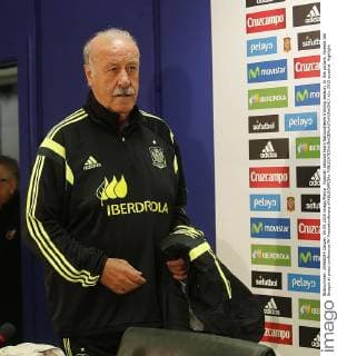 Spanish national team Nationalteam training session. In this picture, Vicente Del Bosque at press conference PK Pressekonferenz xPABLOGARCIAx 