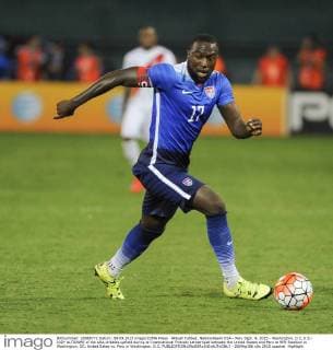 Aktuell Fußball, Nationalteam USA - Peru Sept. 4, 2015 - Washington, D.C, U.S - JOZY ALTIDORE of the USA dribbles upfield during an International Friendly Länderspiel between the United States and Peru at RFK Stadium in Washington, DC. United Sates vs. Peru in Washington, D.C. - ZUMAg196