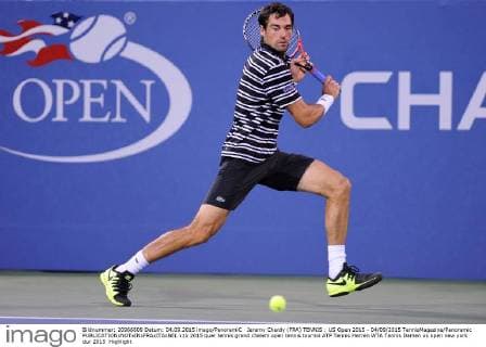 Jeremy Chardy (FRA) TENNIS : US Open 2015 - 04 09 2015 TennisMagazine Panoramic 