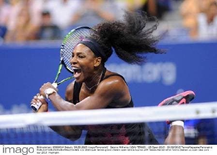 Serena Williams (USA) TENNIS : US Open 2015 - 04 09 2015 TennisMagazine Panoramic 