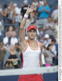 Sept. 4, 2015 - Flushing Meadows, New York, U.S - Eugenie Bouchard during her match on Day Five of the 2015 US Open with Dominika Cibulkova at the USTA Billie Jean King National Tennis Center on Friday September 4, 2015 in the Flushing neighborhood of the Queens borough of New York City. Bouchard vs. Cibulkova - ZUMAp124