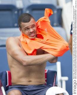 Sept. 4, 2015 - Flushing Meadows, New York, U.S - Jo-Wilfried Tsonga during his match on Day Five of the 2015 US Open with Sergiy Stakhovsky at the USTA Billie Jean King National Tennis Center on Friday September 4, 2015 in the Flushing neighborhood of the Queens borough of New York City. Tsonga vs. Stakhovsky - ZUMAp124