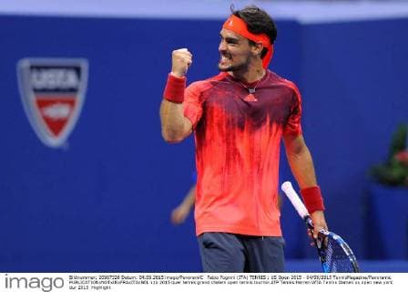 Fabio Fognini (ITA) TENNIS : US Open 2015 - 04 09 2015 TennisMagazine Panoramic 