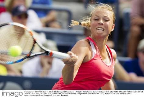 TENNIS - WTA Tennis Damen US Open 2015 NEW YORK CITY,NEW YORK,USA,04.SEP.15 - TENNIS - WTA Tour, US Open 2015, Grand Slam, Flushing Meadows. Image shows Anett Kontaveit (EST). GEPAxpictures xMatthiasxHauer