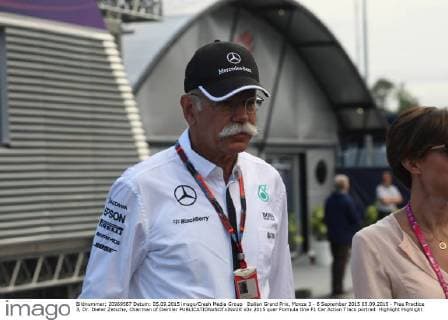 Italian Grand Prix, Monza 3 - 6 September 2015 05.09.2015 - Free Practice 3, Dr. Dieter Zetsche, Chairman of Daimler 