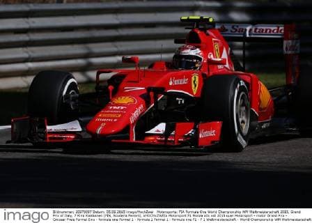 Motorsports: FIA Formula One World Championship WM Weltmeisterschaft 2015, Grand Prix of Italy, 7 Kimi Raikkonen (FIN, Scuderia Ferrari), xHOCHxZWEIx