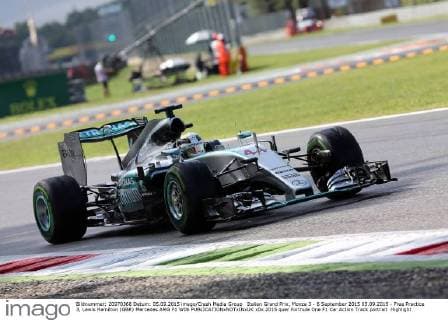 Italian Grand Prix, Monza 3 - 6 September 2015 05.09.2015 - Free Practice 3, Lewis Hamilton (GBR) Mercedes AMG F1 W06 