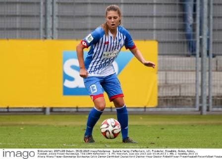 Isabella Hartig (Hoffenheim, 13), Freisteller, Einzelbild, Aktion, Action, Fussball, Allianz Frauen-Bundesliga, TSG 1899 Hoffenheim - 1. FFC Frankfurt, xozx